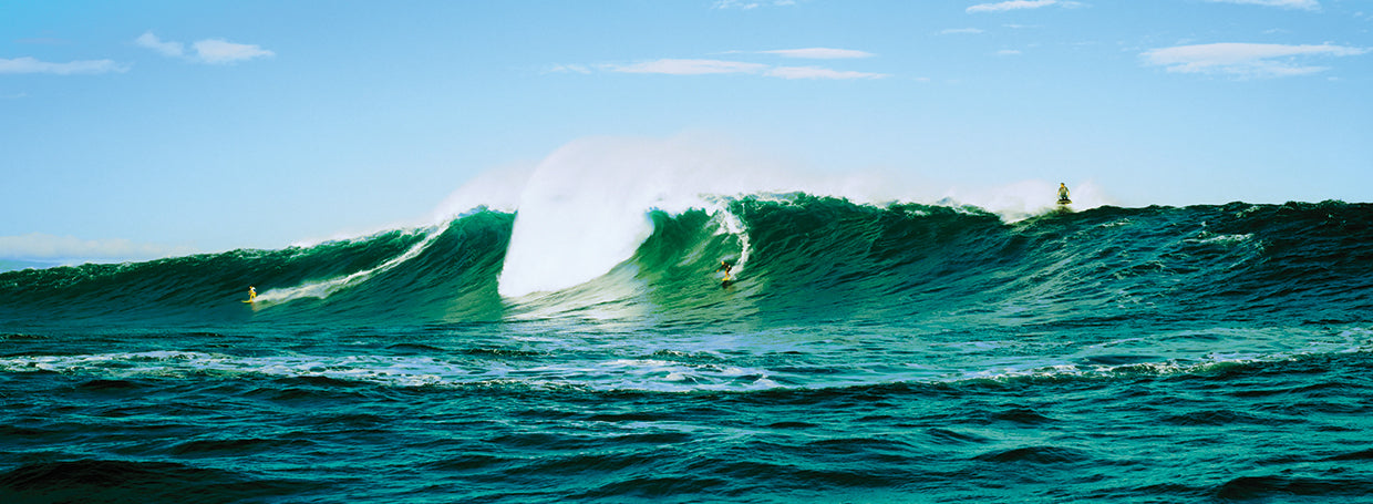 Oahu Teals Ocean Surfer Lienzo