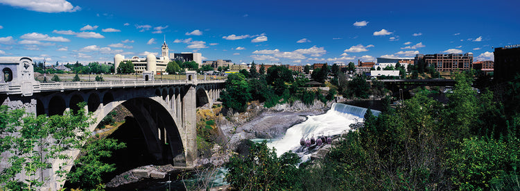 Puente de Spokane Lienzo