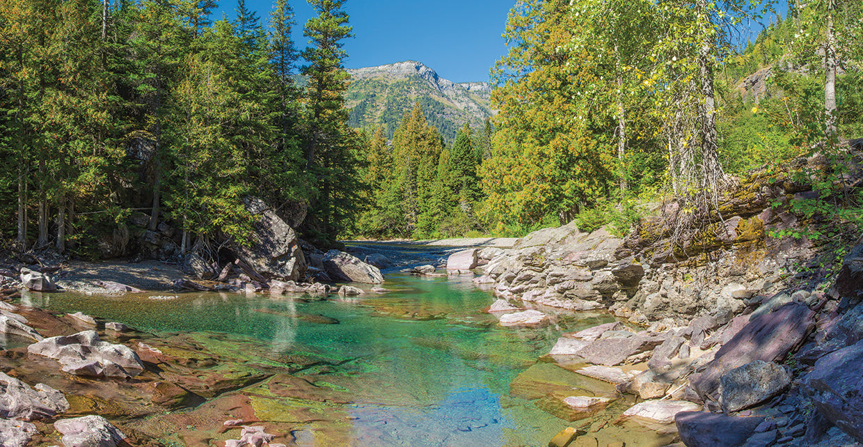 Parque glaciar Cool Creek Lienzo