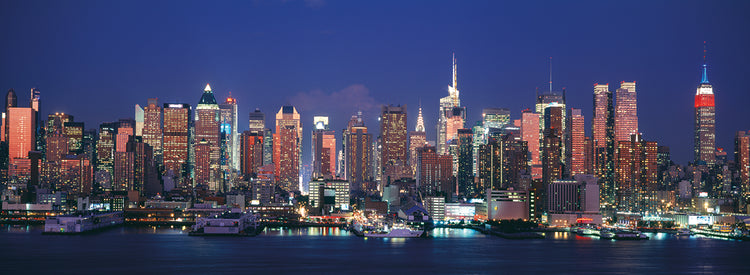 Luminoso en Manhattan Lienzo