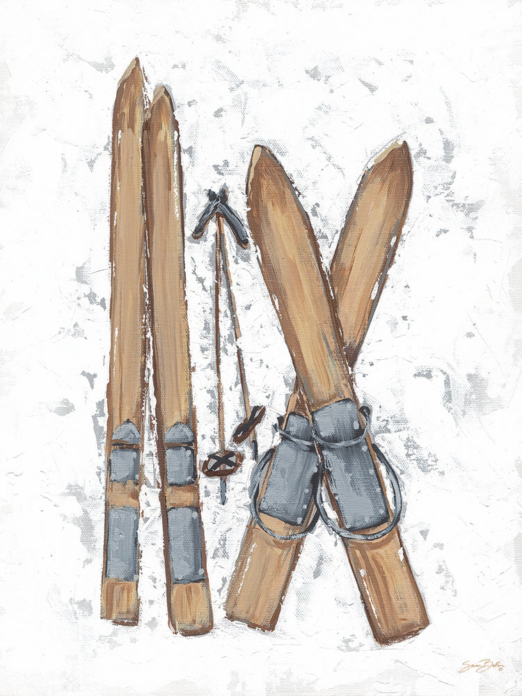 Winter Gear Vintage Ski