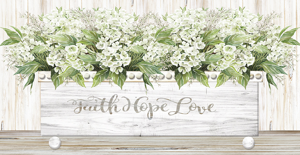 Faith Hope Love Wood Box