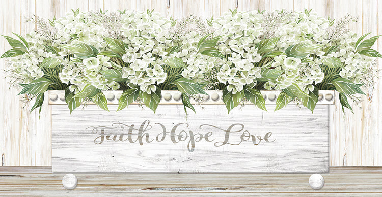 Faith Hope Love Wood Box