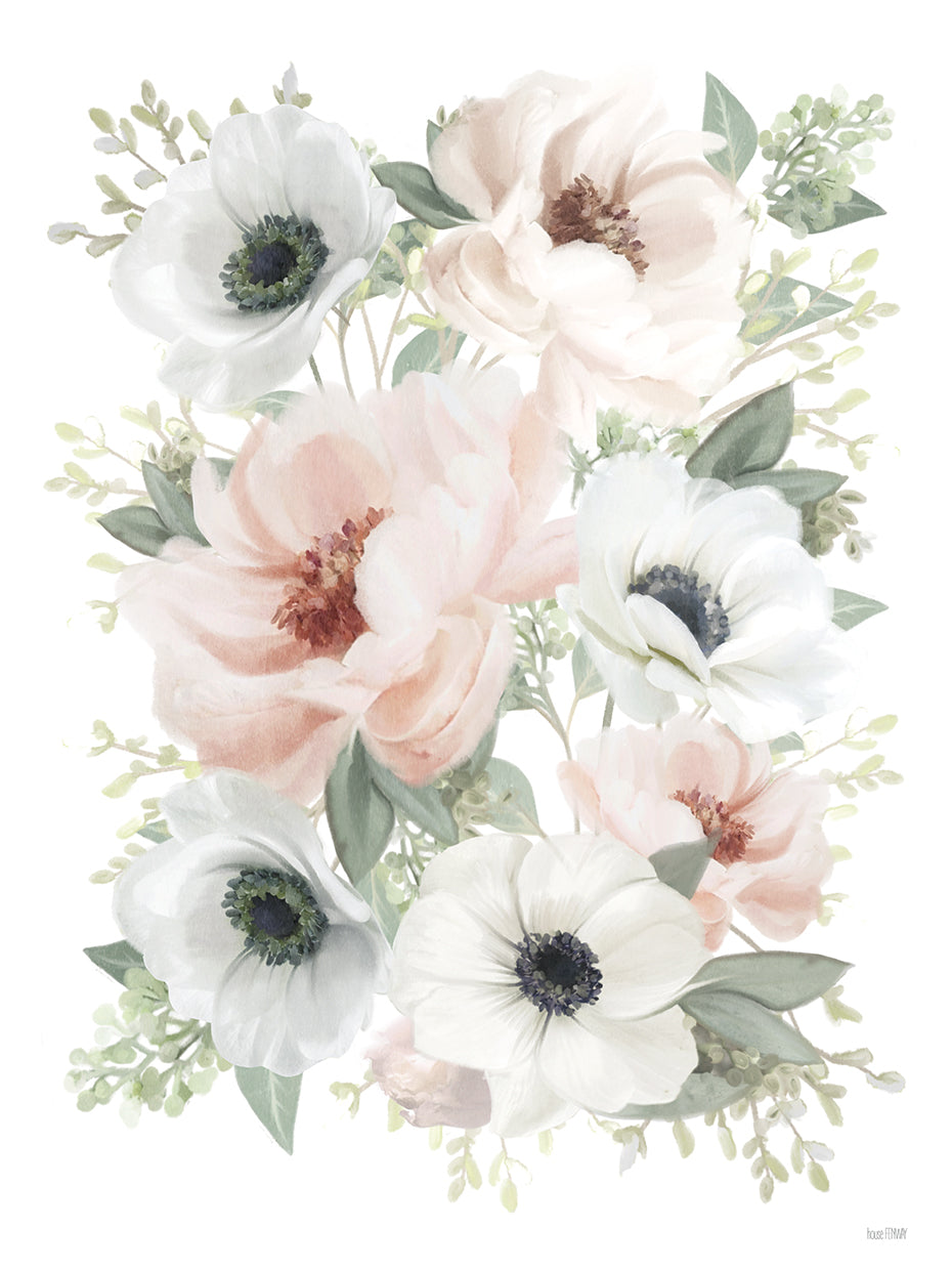 Peony Floral Block