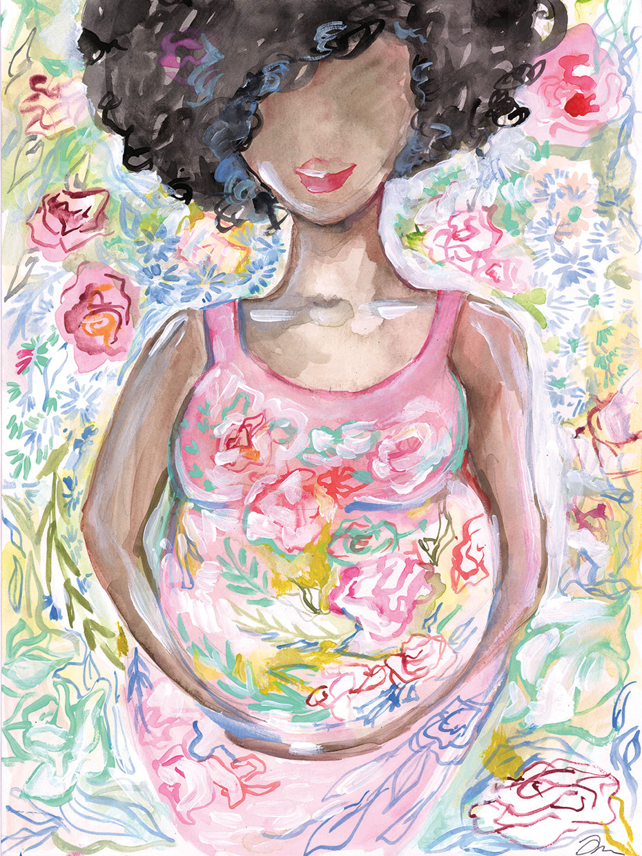 Lady in the Floral Dress