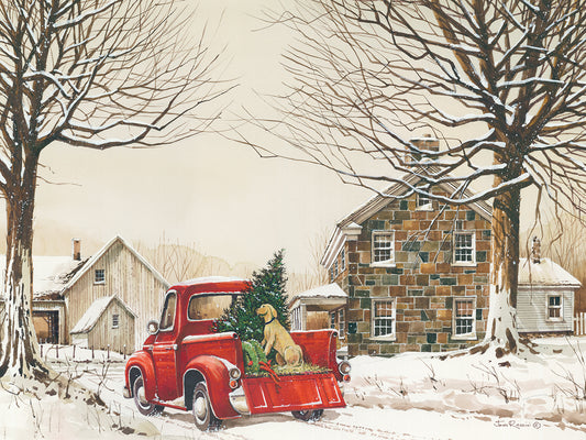 Tucker's First Christmas Canvas Print