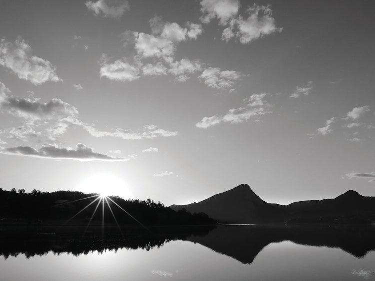 Amanecer en el lago Estes Lienzo