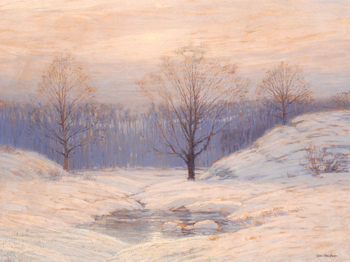 Snowy Sunset