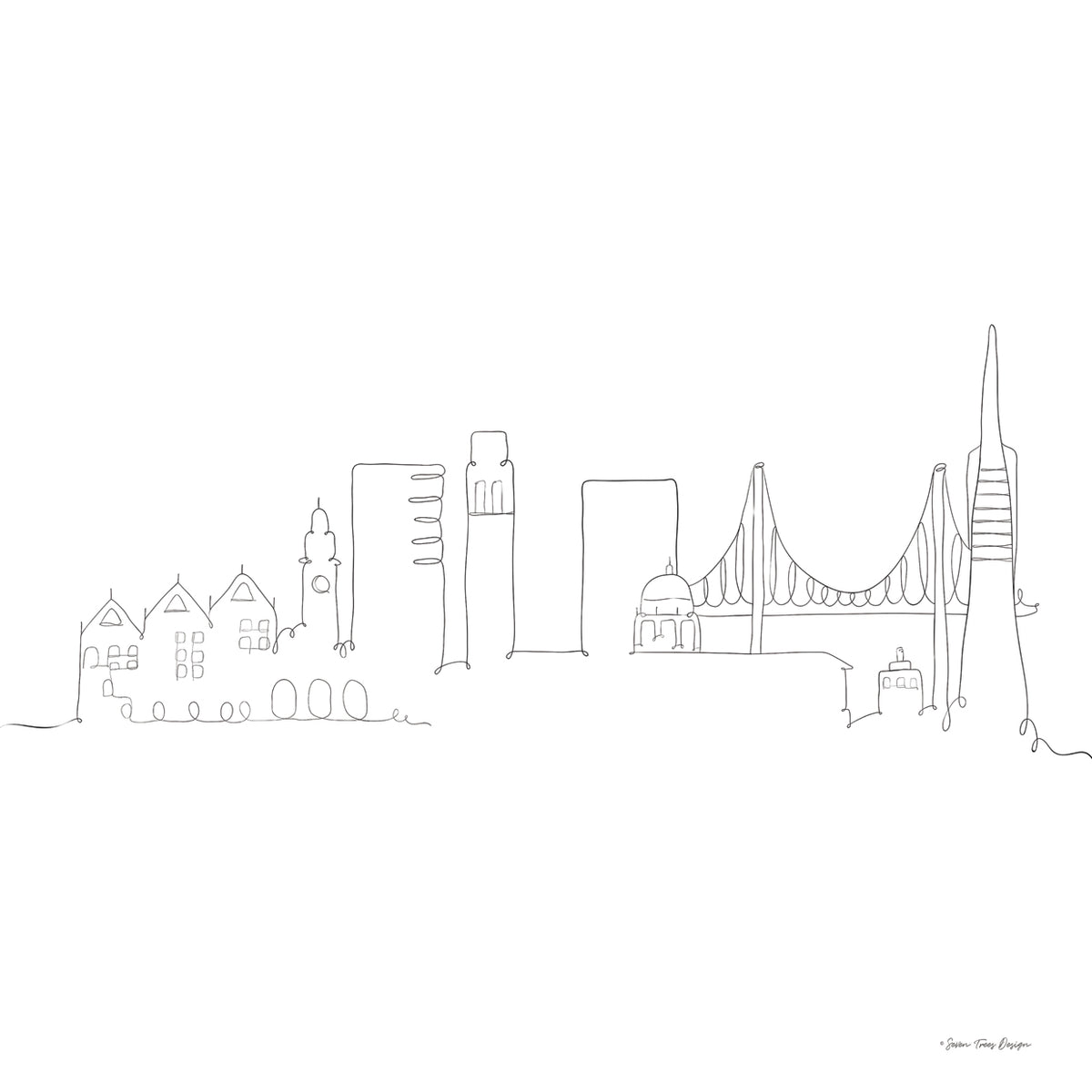 One Line San Francisco