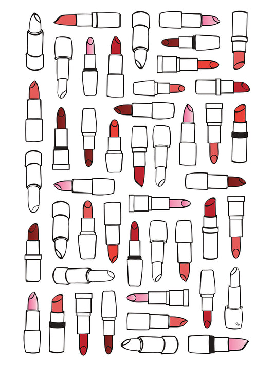 Simply Lipstick Canvas Print