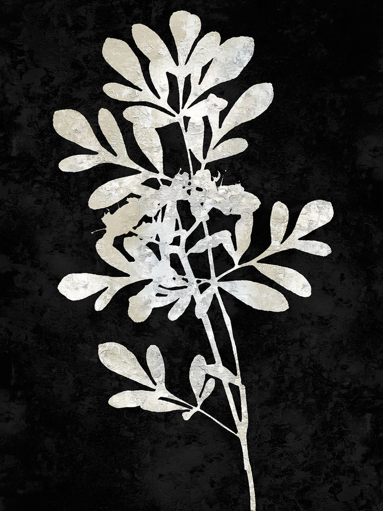 Nature White on Black II