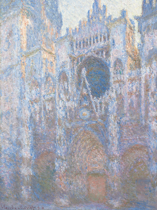 Rouen Cathedral, West Façade (1894) Canvas Print