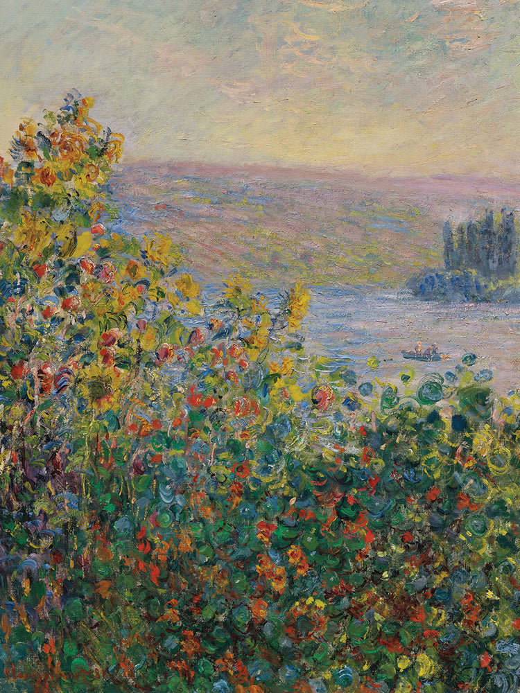 Flower Beds at Vétheuil (1881)