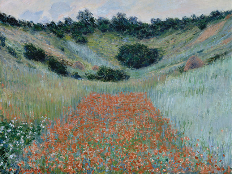Poppy Field in a Hollow near Giverny (1885)
