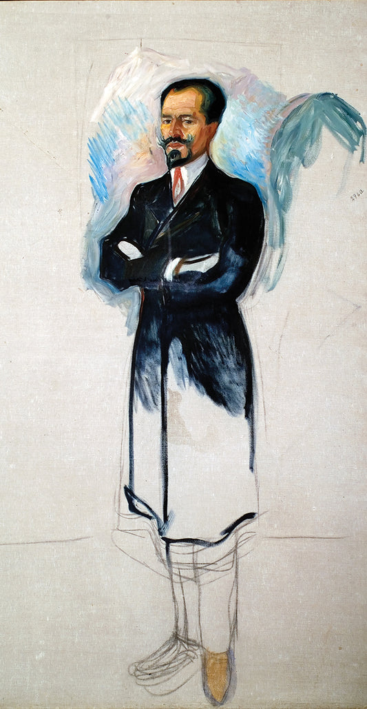 Portrait of Ernest Thiel (Study) (1907) Canvas Print