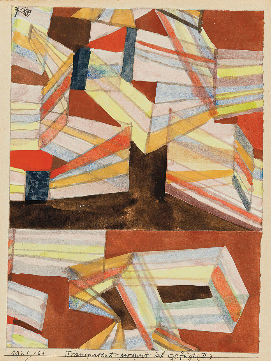 Transparent-perspectivisch gefügt (II.) (1921)