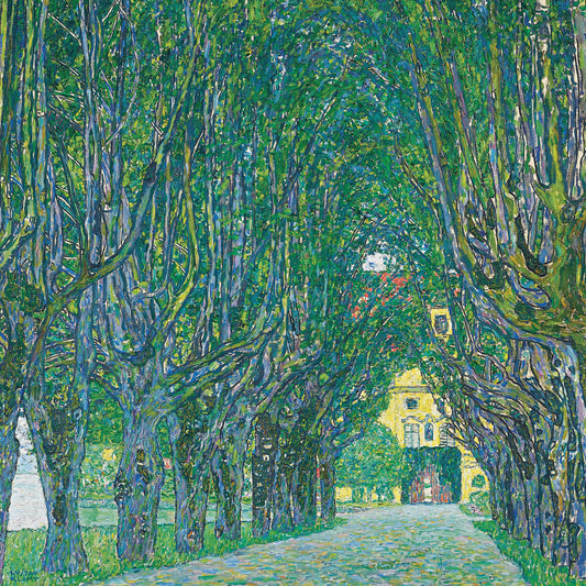 Avenue to the Kammer Castle (1912) Canvas Print