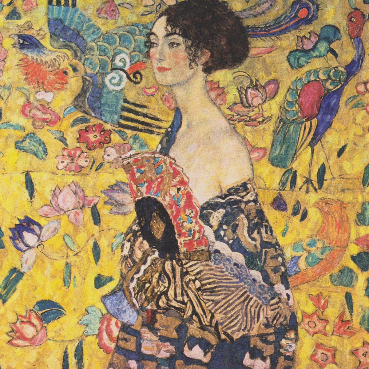 Woman with fan (1917-1918)