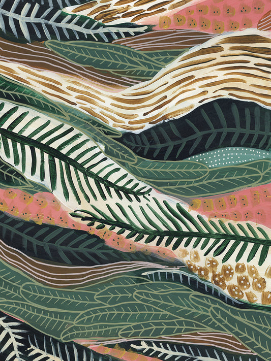 Tropical Flow - Pattern 1 Canvas Print
