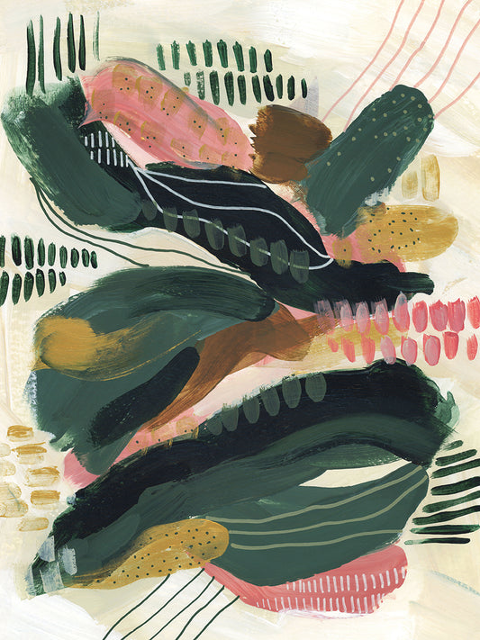Tropical Flow - Pattern 5 Canvas Print