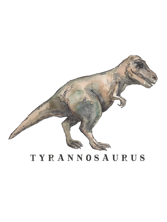 Dinosaur Invasion - Tyrannosaurus Canvas Print