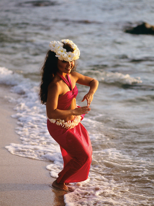 Beach Surf Hula Dancer