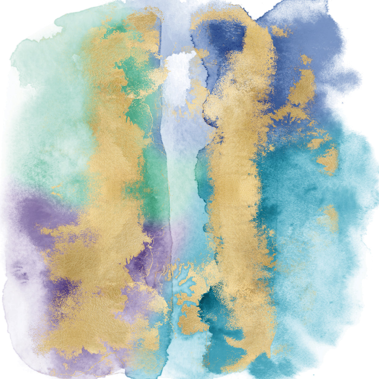 Coastal Mist with Gold I