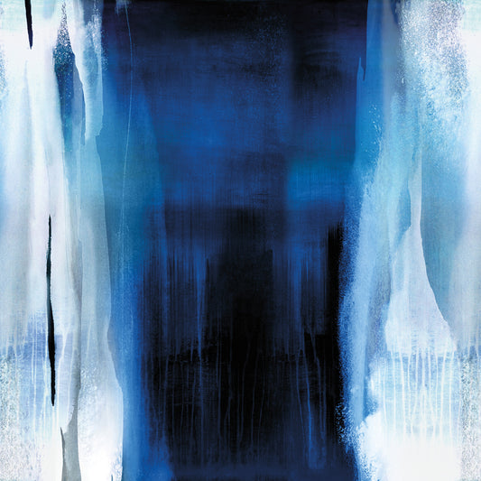 Free Fall Indigo Blue II Canvas Print