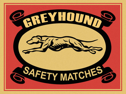 Greyhound Safety Matches Canvas Print