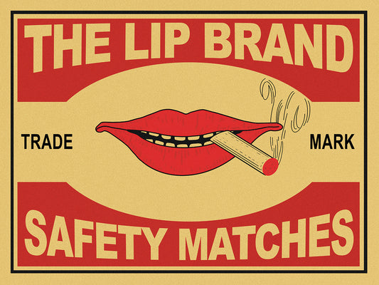 The Lip Brand Matches Canvas Print