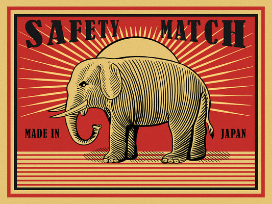 MRoagn Elephant Matches Canvas Print