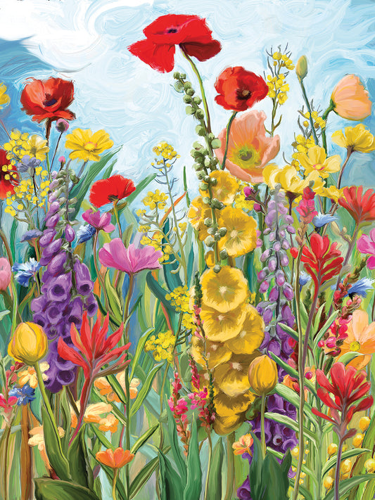 Floral Fields 1 Canvas Print