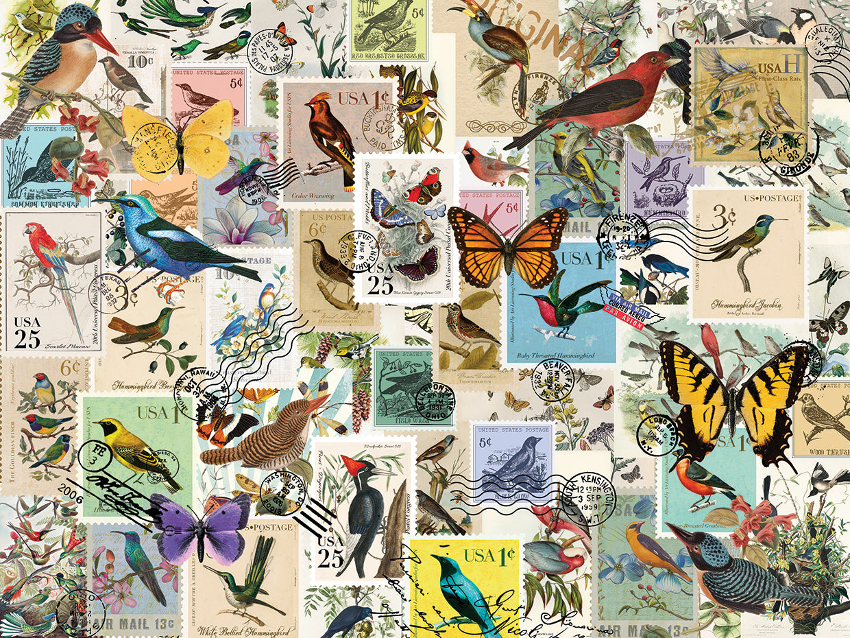 Stamp Collector - Birds and Butterflies