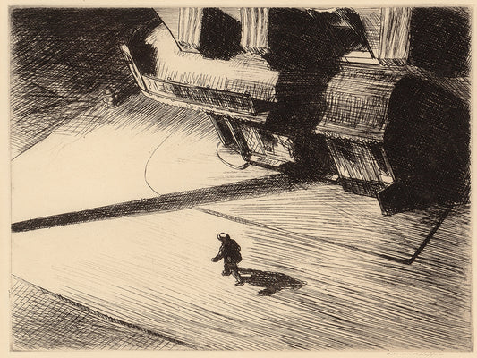 Night Shadows (1921) Canvas Print