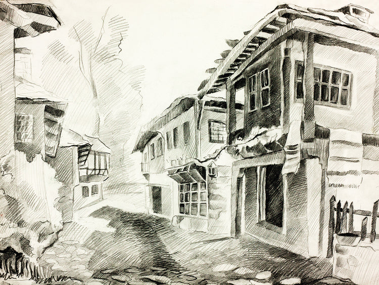 Bulgarian village street