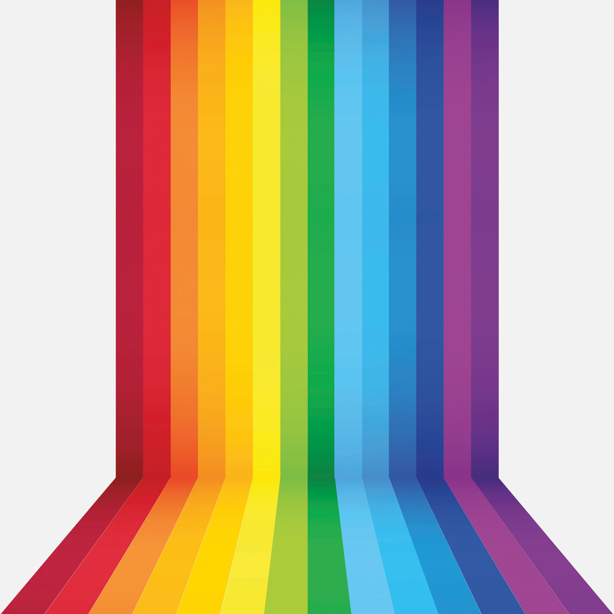 Rainbow perspective background