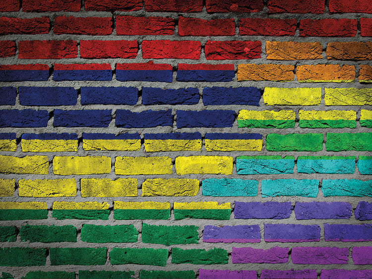 Dark brick wall - LGBT rights