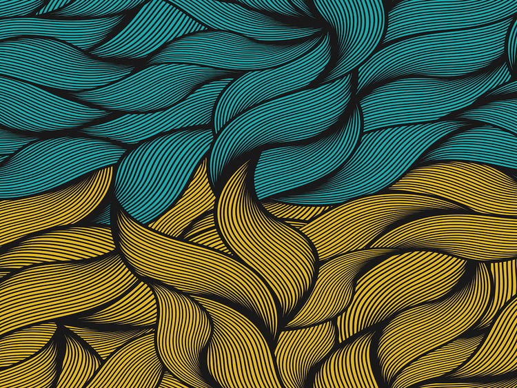 Ukraine flag pattern