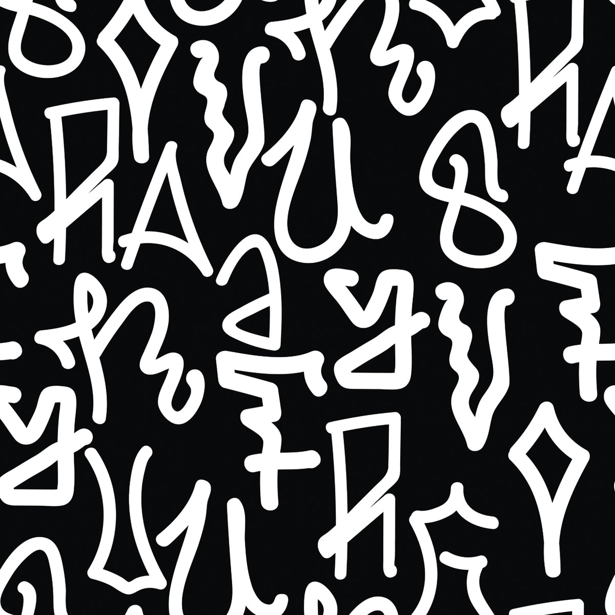 Graffiti background seamless pattern