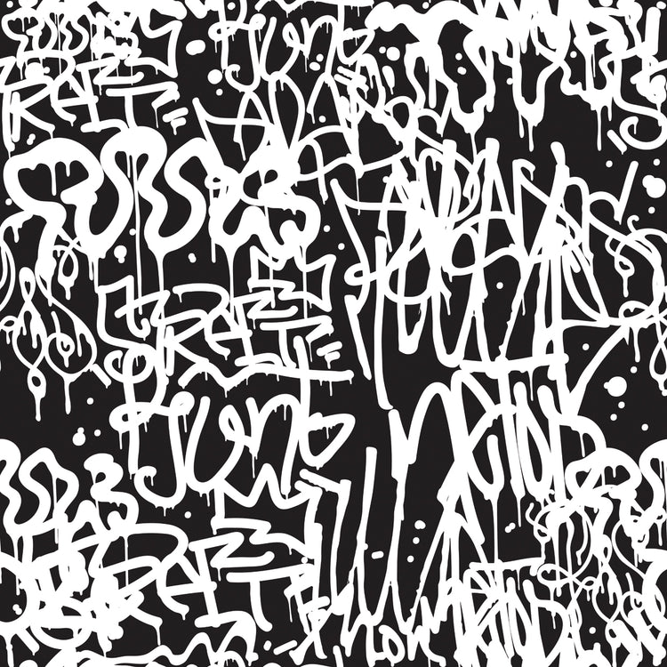 Graffiti de patrones sin fisuras Lienzo