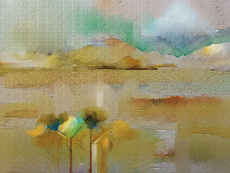 Green Landscape in Abstract