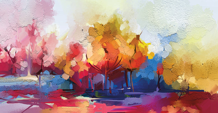 Bright Forest in Abstract