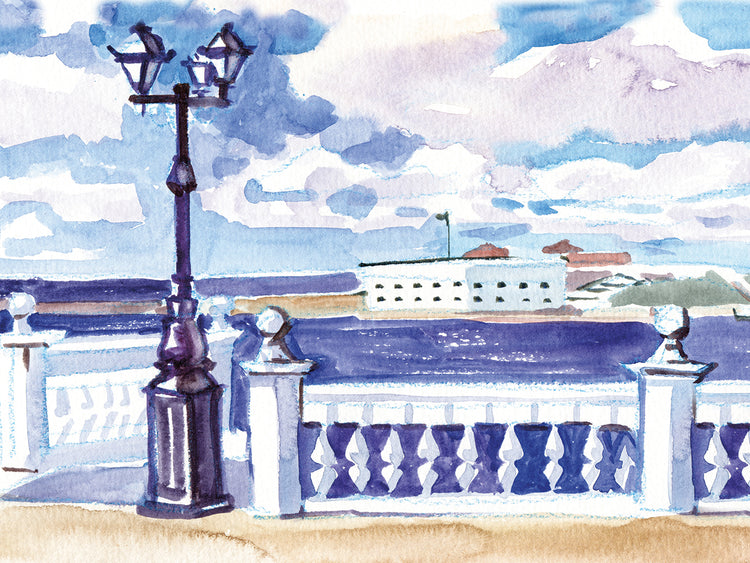 View of the sea pier