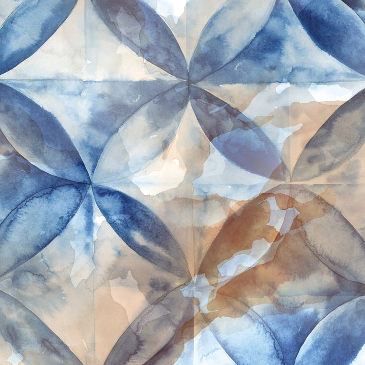 Azulejos rústicos índigo II Lienzo