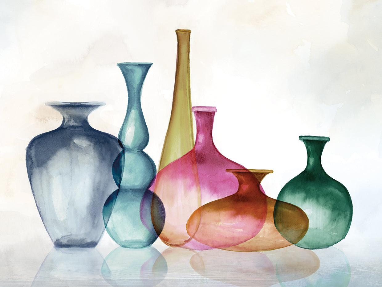 Botellas de colores de otoño Lienzo