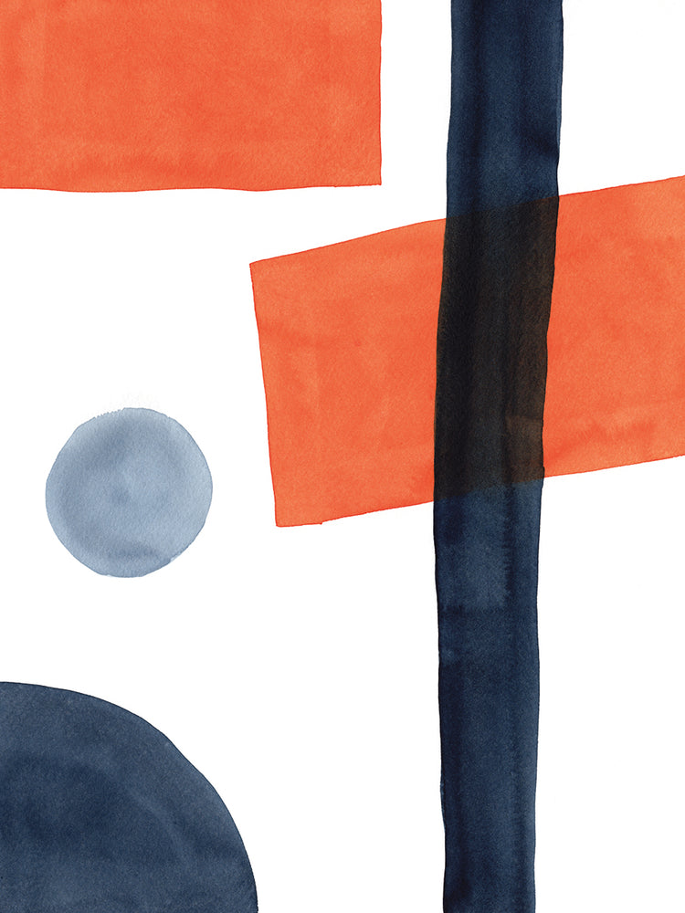 Sunset Abstract Shapes II