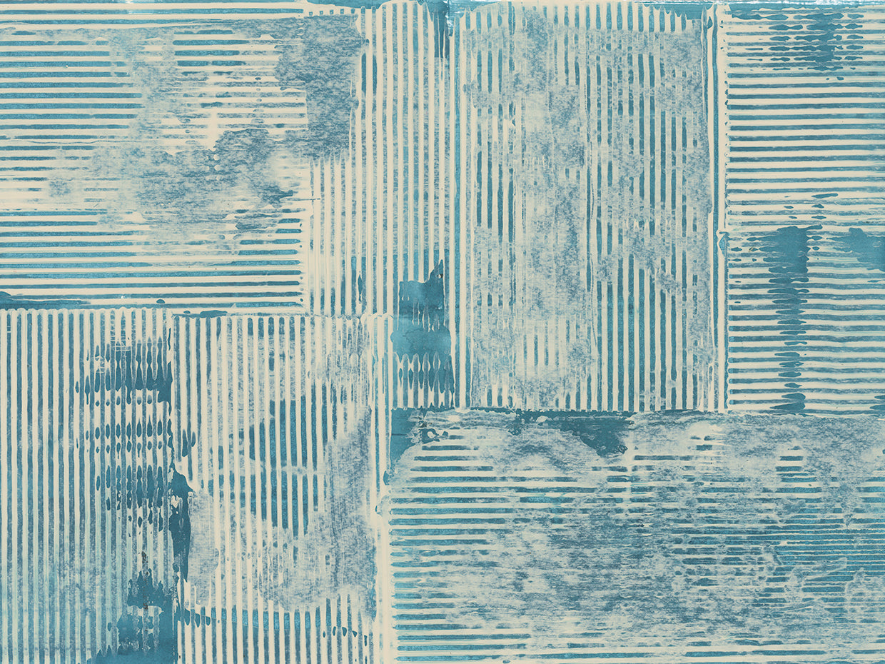 Teal Linework III