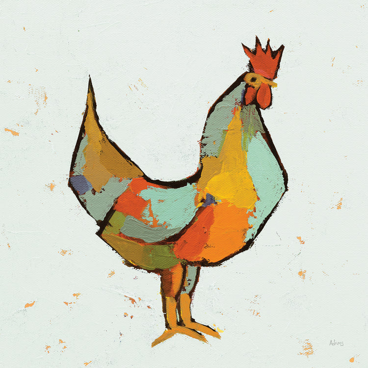 The Strutter on White