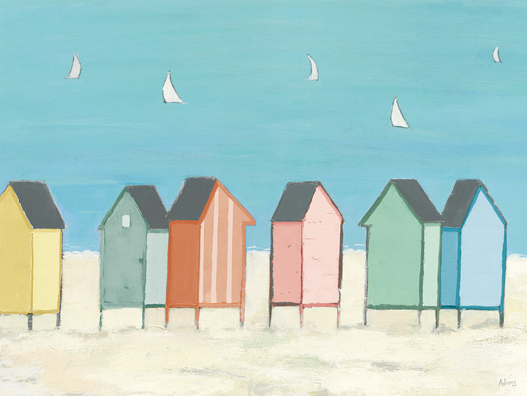 Cabanas I Pastel Crop