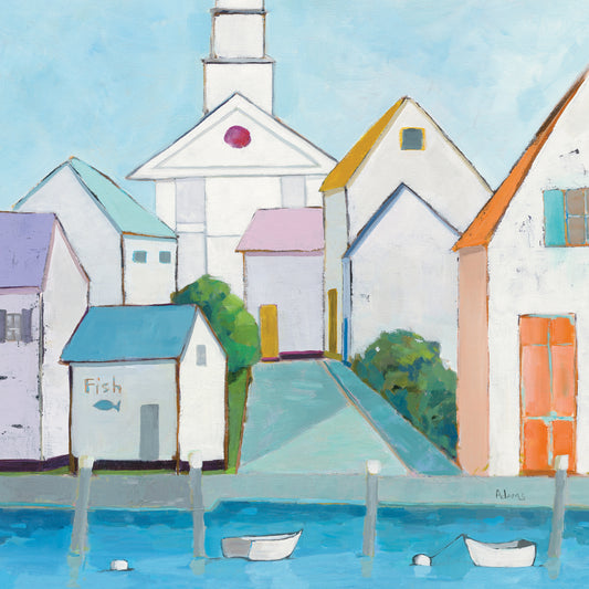 Harbor Town III Canvas Print